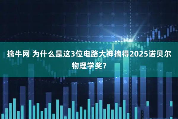 擒牛网 为什么是这3位电路大神摘得2025诺贝尔物理学奖？