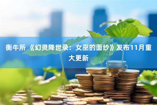 衡牛所 《幻灵降世录：女巫的面纱》发布11月重大更新