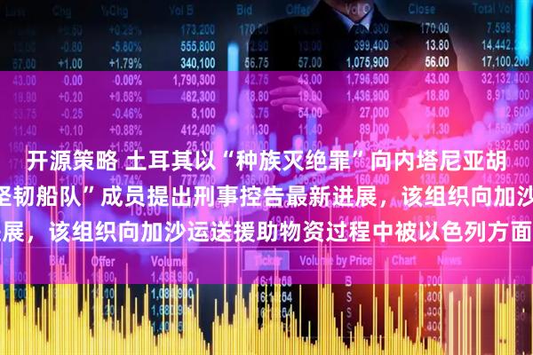 开源策略 土耳其以“种族灭绝罪”向内塔尼亚胡发布拘捕令,系“全球坚韧船队”成员提出刑事控告最新进展,该组织向加沙运送援助物资过程中被以色列方面非法拘押