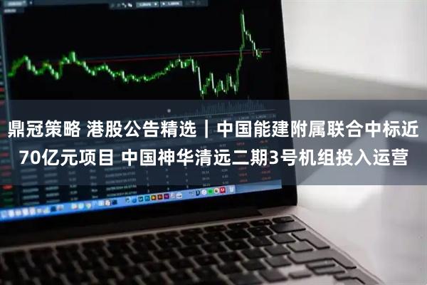 鼎冠策略 港股公告精选｜中国能建附属联合中标近70亿元项目 中国神华清远二期3号机组投入运营