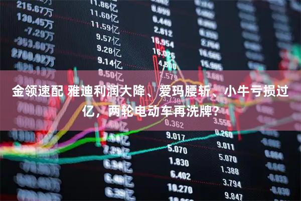 金领速配 雅迪利润大降、爱玛腰斩、小牛亏损过亿，两轮电动车再洗牌？